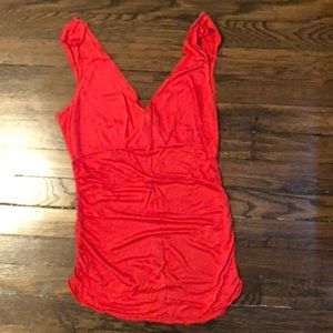 Diane von Furstenberg red top